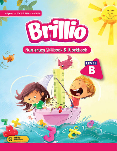 Skillitos Numeracy Skillbook & Workbook Level LKG Textbook (Brillio Series)
