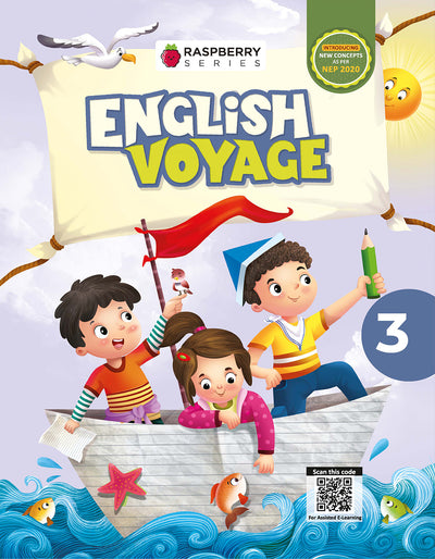 Skillitos English Voyage 3 English Reader Class 3 Textbook (Raspberry Series)