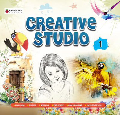 Skillitos Creative Studio 1 Art With Kit Class 1 Activity Book (Raspberry Series)