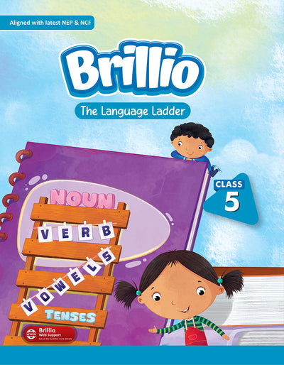 Skillitos English Grammar The Language Ladder Class 5 Textbook (Brillio Series)