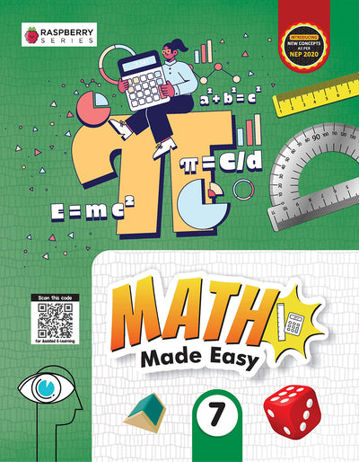 Skillitos Math Made Easy 7 Math Class 7 Textbook (Raspberry Series)