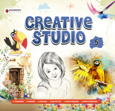 Skillitos Creative Studio 5 Art With Kit Class 5 Activity Book (Raspberry Series)