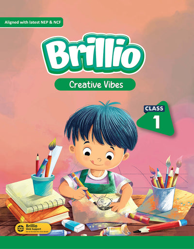 Skillitos Art Creative Vibes Class 1 Activity Book (Brillio Series)