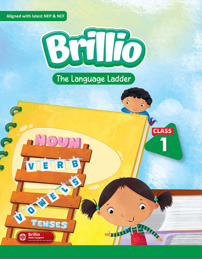 Skillitos English Grammar The Language Ladder Class 1 Textbook (Brillio Series)