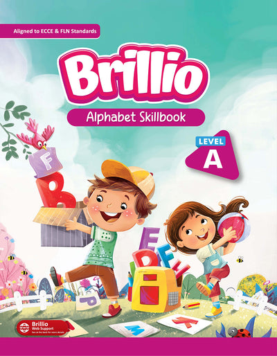 Skillitos Alphabet Skillbook Level Nursery Textbook (Brillio Series)