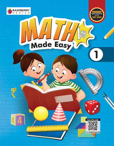 Skillitos Math Made Easy 1 Math Class 1 Textbook (Raspberry Series)