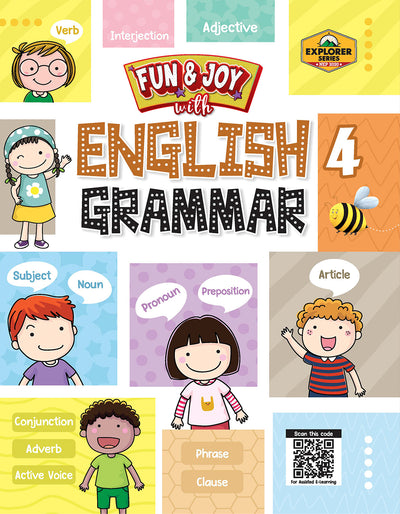 Skillitos Fun & Joy with English Grammar 4 Class 4 Textbook (Explorer Series)