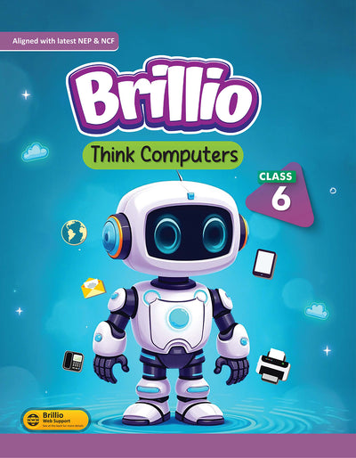 Skillitos Think Computers Class 6 Textbook (Brillio Series)