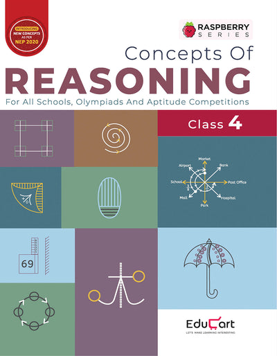 Skillitos Concepts Of Reasoning 4 Reasoning Class 4 Textbook (Raspberry Series)