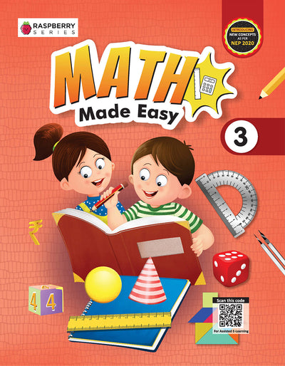 Skillitos Math Made Easy 3 Math Class 3 Textbook (Raspberry Series)