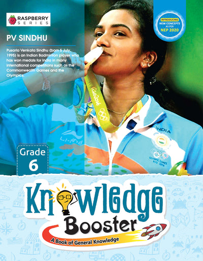 Skillitos Knowledge Booster 6 G.K. Class 6 Textbook (Raspberry Series)