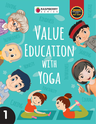 Skillitos Value Education With Yoga 1 Moral Value Class 1 Textbook (Raspberry Series)
