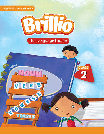 Skillitos English Grammar The Language Ladder Class 2 Textbook (Brillio Series)