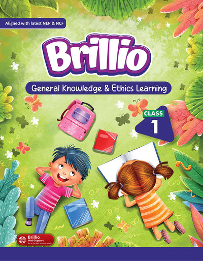 Skillitos General Knowledge & Ethics Learning Class 1 Textbook (Brillio Series)