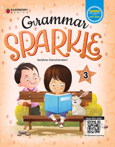 Skillitos Grammar Sparkle 3 English Grammar Class 3 Textbook (Raspberry Series)