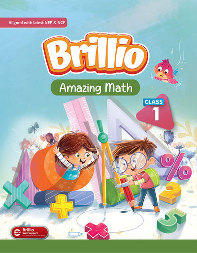 Skillitos Amazing Math Class 1 Textbook (Brillio Series)