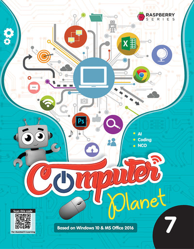 Skillitos  Computer Planet 7 Computer Class 7 Textbook (Raspberry Series)