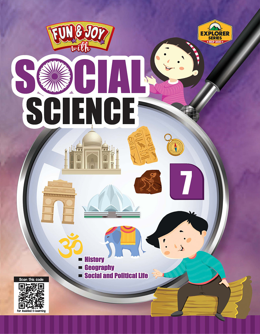 Skillitos Fun & Joy with Social Science 7 Class 7 Textbook (Explorer Series)