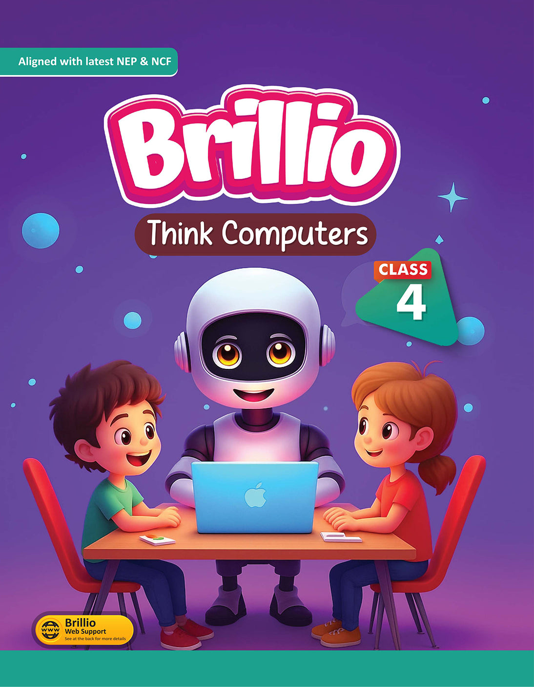Skillitos Think Computers  Class 4 Textbook (Brillio Series)