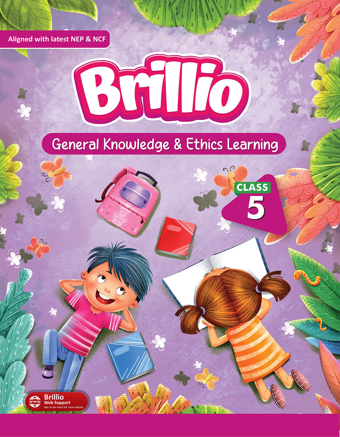 Skillitos General Knowledge & Ethics Learning  Class 5 Textbook (Brillio Series)
