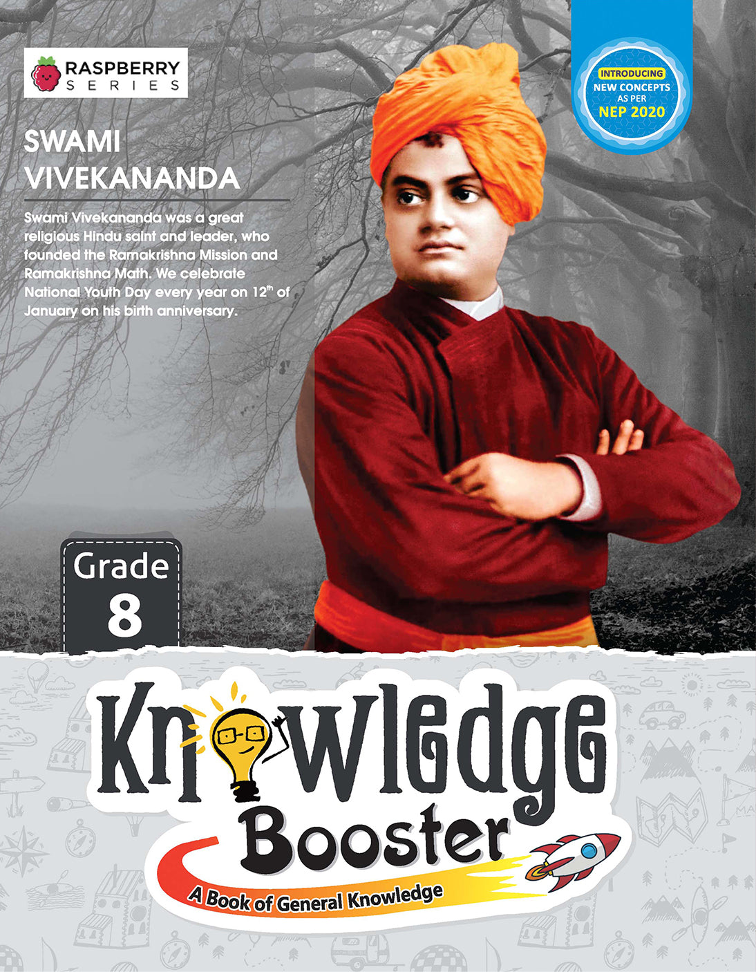 Skillitos  Knowledge Booster 8 G.K. Class 8 Textbook (Raspberry Series)