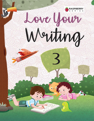 Skillitos  Love your Writing (Cursive 3) English Writing Class 3 Textbook (Raspberry Series)