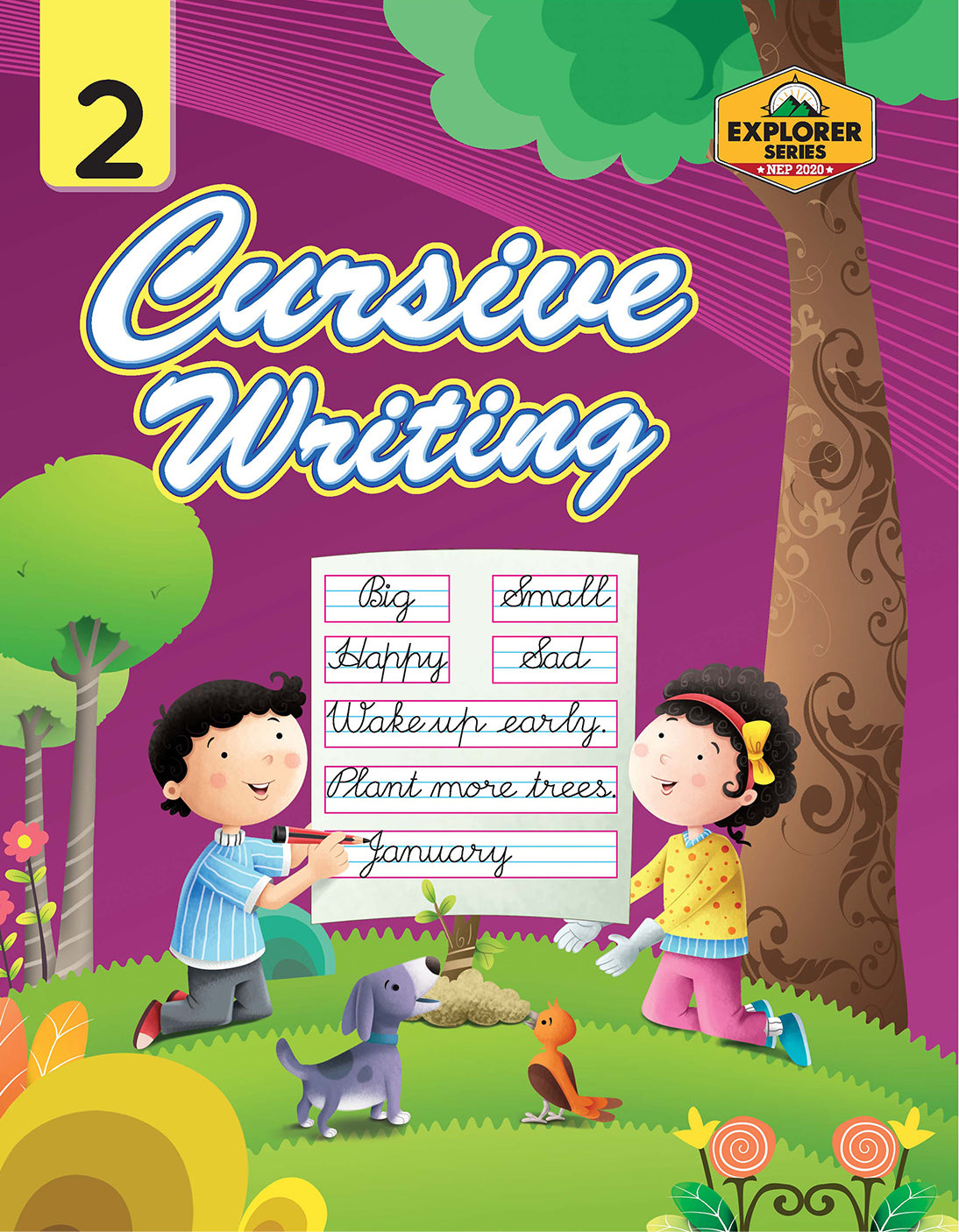Skillitos Cursive Writing 2 Class 2 Textbook (Explorer Series)