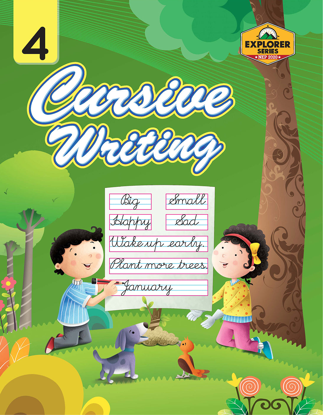 Skillitos Cursive Writing 4 Class 4 Textbook (Explorer Series)