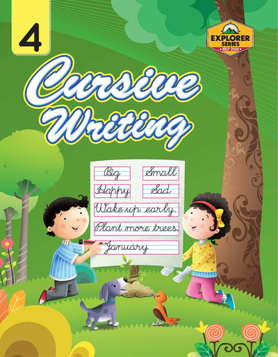 Skillitos Cursive Writing 4 Class 4 Textbook (Explorer Series)