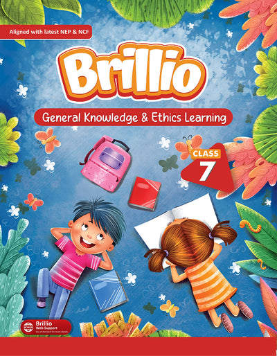 Skillitos General Knowledge & Ethics Learning  Class 7 Textbook (Brillio Series)