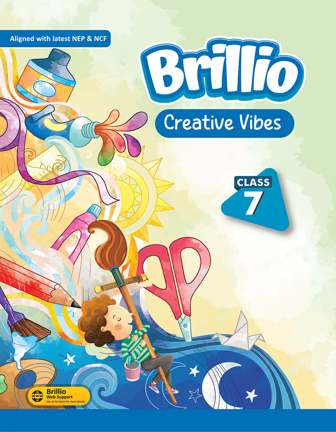 Skillitos Creative Vibes  Class 7 Activity Book (Brillio Series)