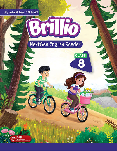 Skillitos NextGen English Reader  Class 8 Textbook (Brillio Series)