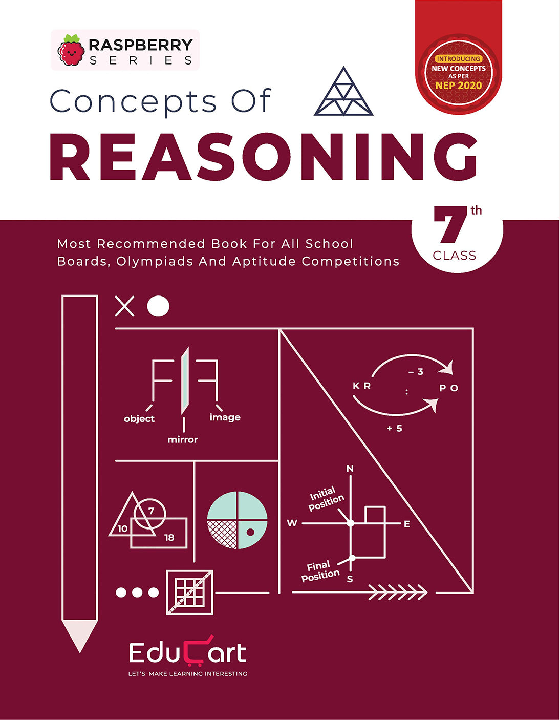 Skillitos  Concepts Of Reasoning 7 Reasoning Class 7 Textbook (Raspberry Series)