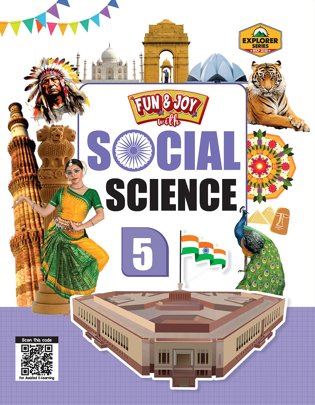 Skillitos Fun & Joy with Social Science 5 Class 5 Textbook (Explorer Series)