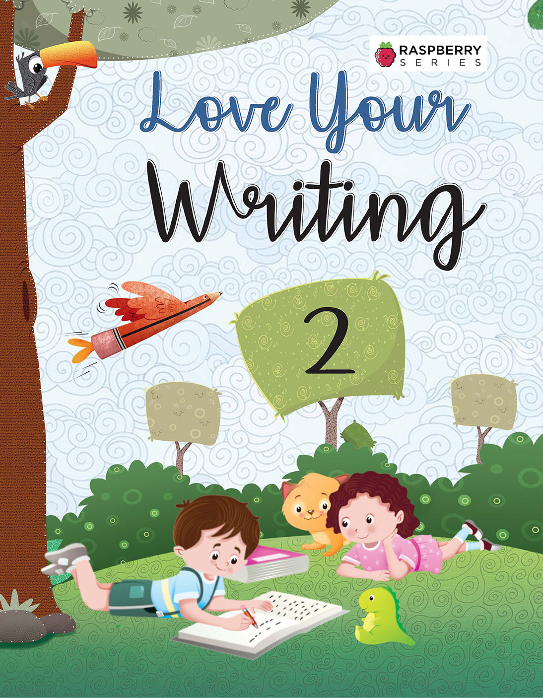 Skillitos  Love your Writing (Cursive 2) English Writing Class 2 Textbook (Raspberry Series)