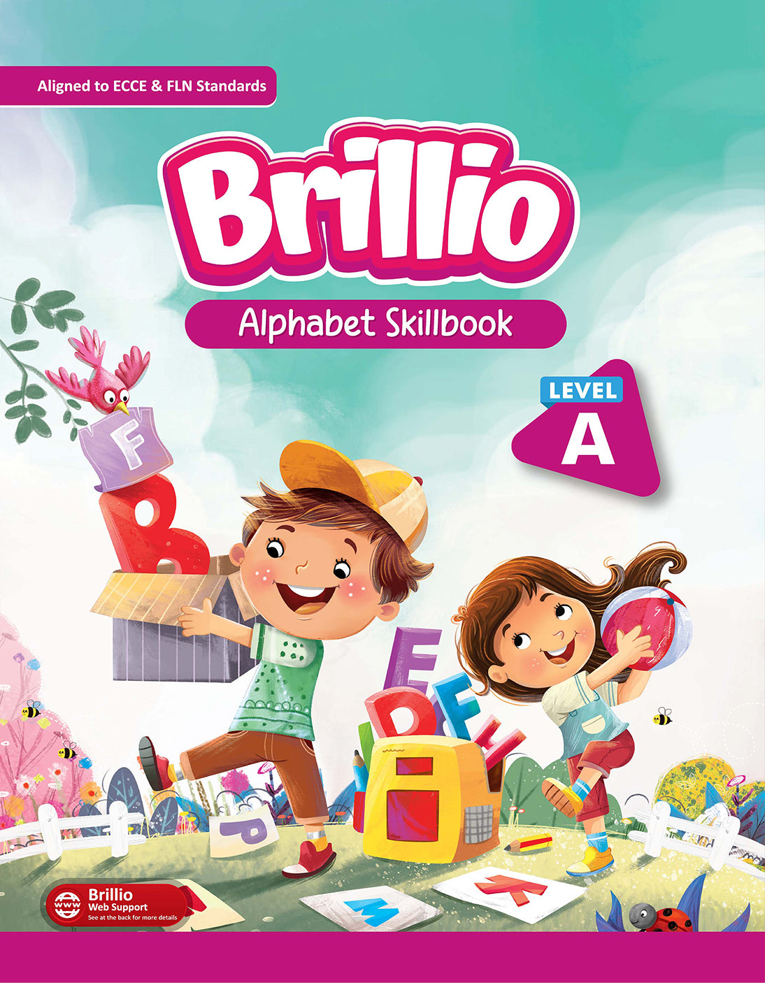 Skillitos Alphabet Skillbook Level  Nursery Textbook (Brillio Series)