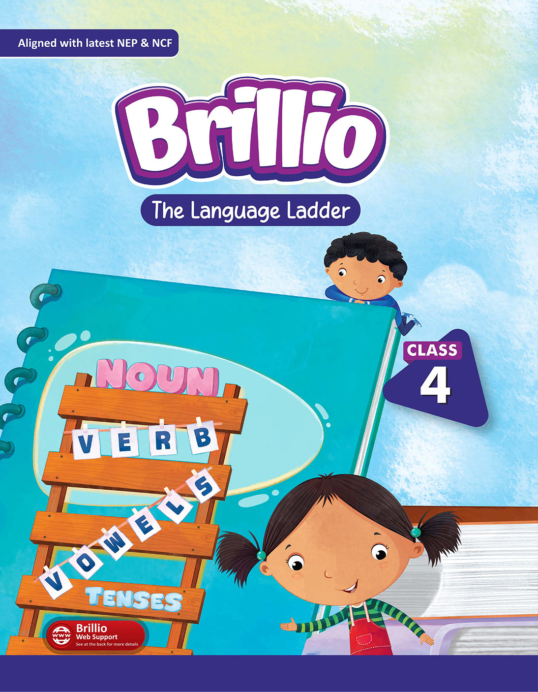 Skillitos English Grammar The Language Ladder  Class 4 Textbook (Brillio Series)