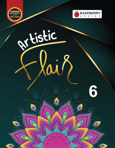 Skillitos  Artistic Flair 6 Art Class 6 Textbook (Raspberry Series)