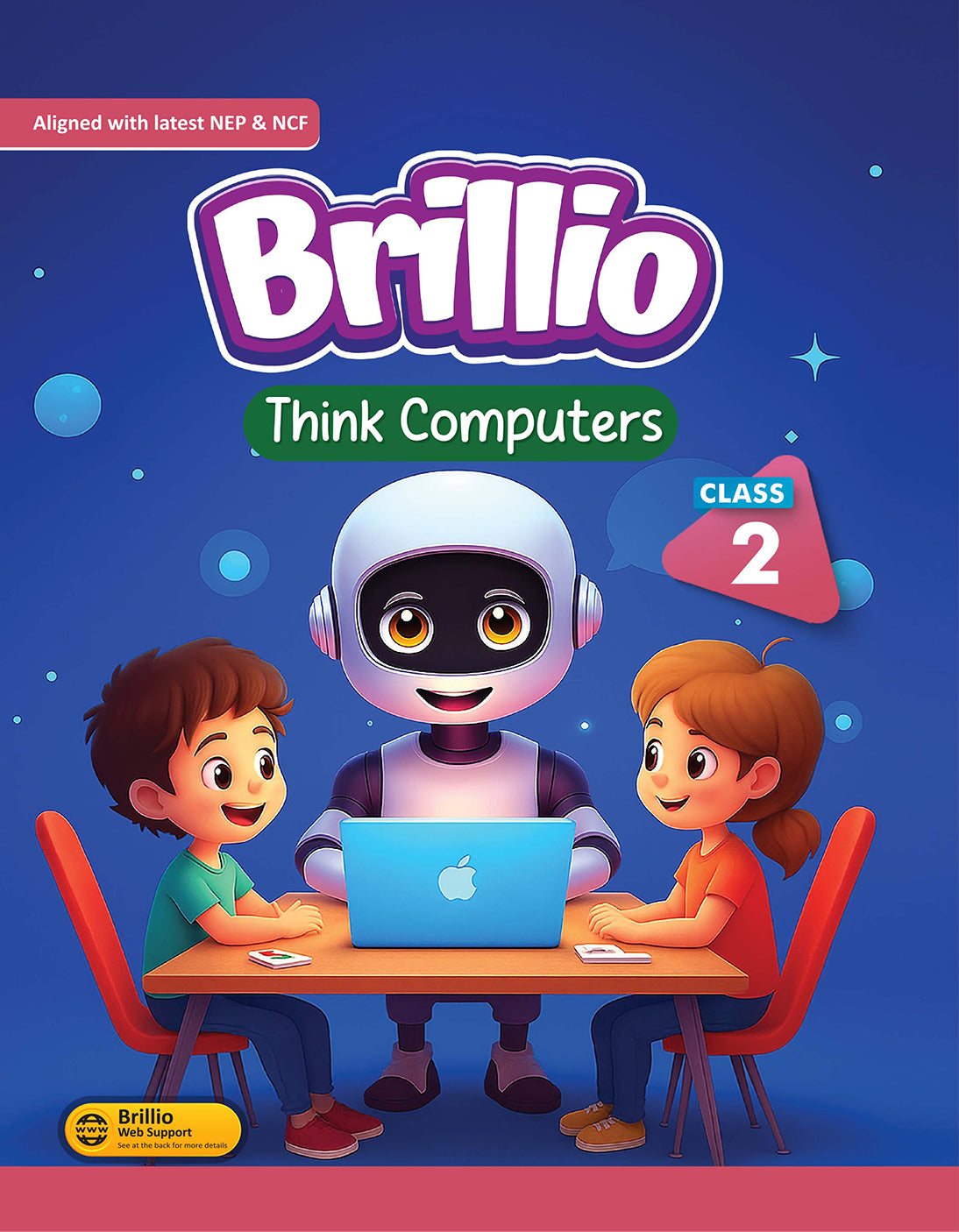 Skillitos Think Computers  Class 2 Textbook (Brillio Series)