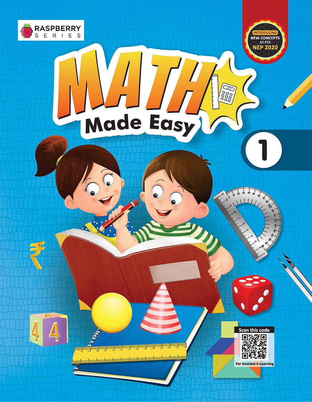 Skillitos  Math Made Easy 1 Math Class 1 Textbook (Raspberry Series)