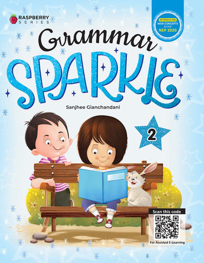 Skillitos  Grammar Sparkle 2 English Grammar Class 2 Textbook (Raspberry Series)