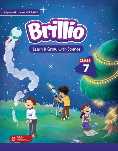 Skillitos Learn & Grow with Science  Class 7 Textbook (Brillio Series)
