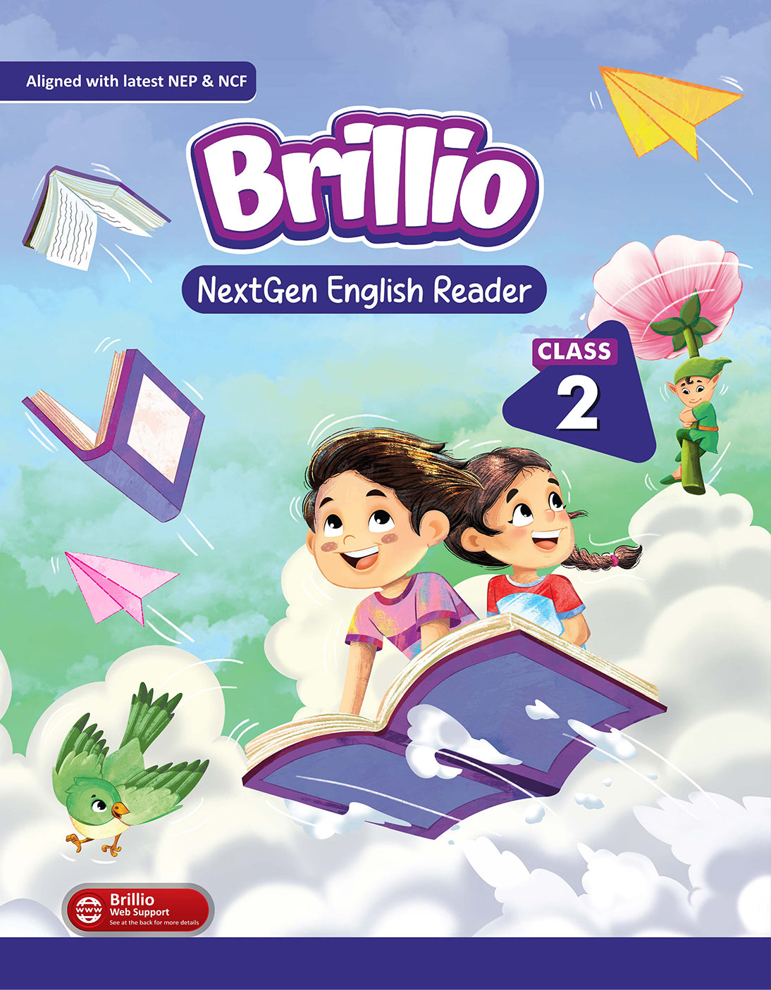 Skillitos NextGen English Reader  Class 2 Textbook (Brillio Series)