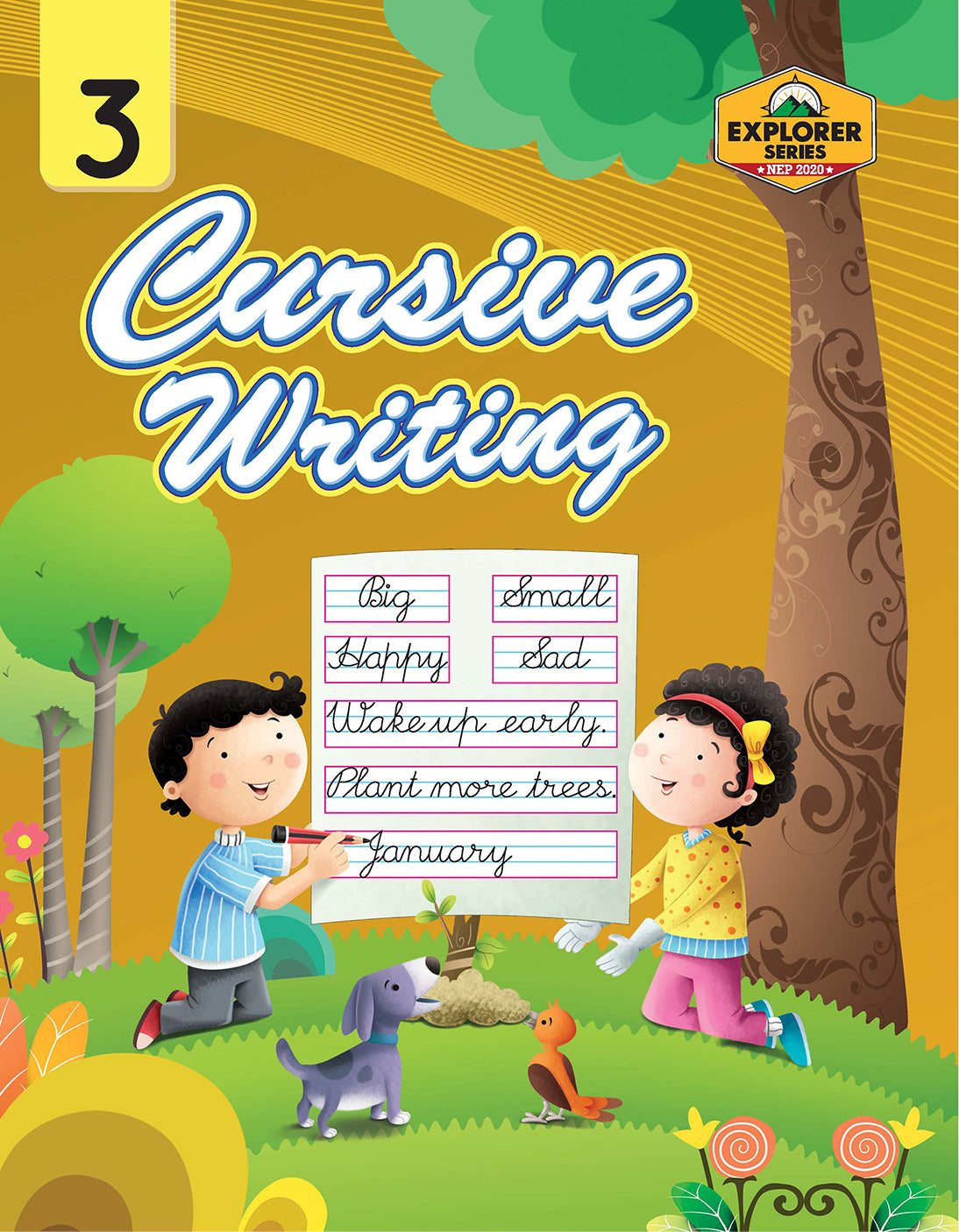 Skillitos Cursive Writing 3 Class 3 Textbook (Explorer Series)
