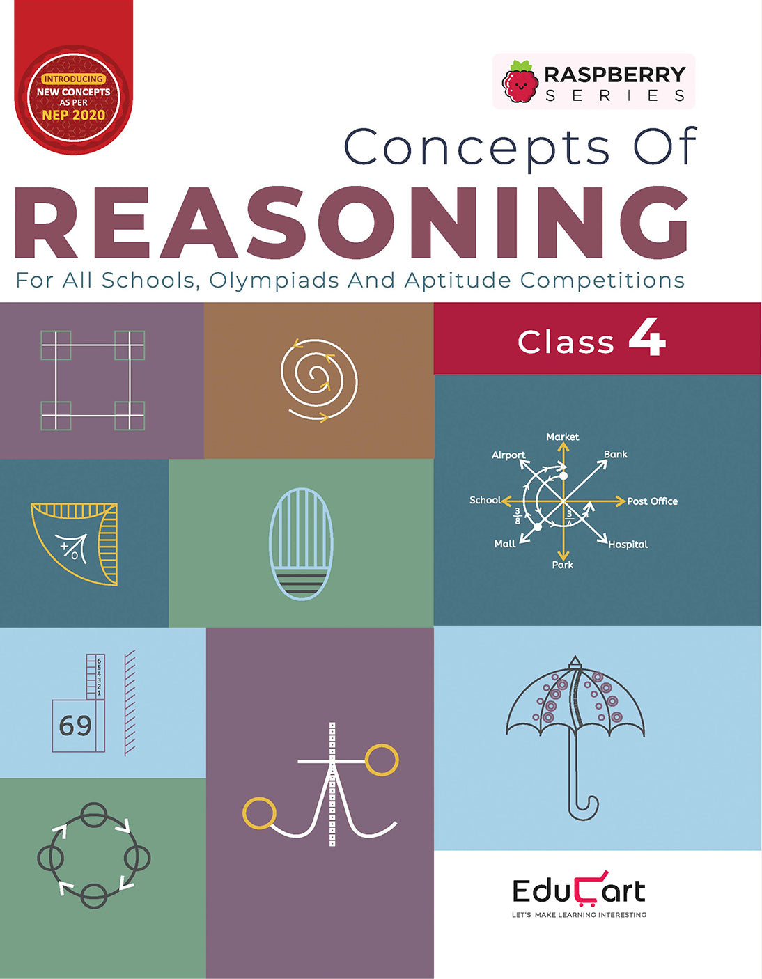 Skillitos  Concepts Of Reasoning 4 Reasoning Class 4 Textbook (Raspberry Series)