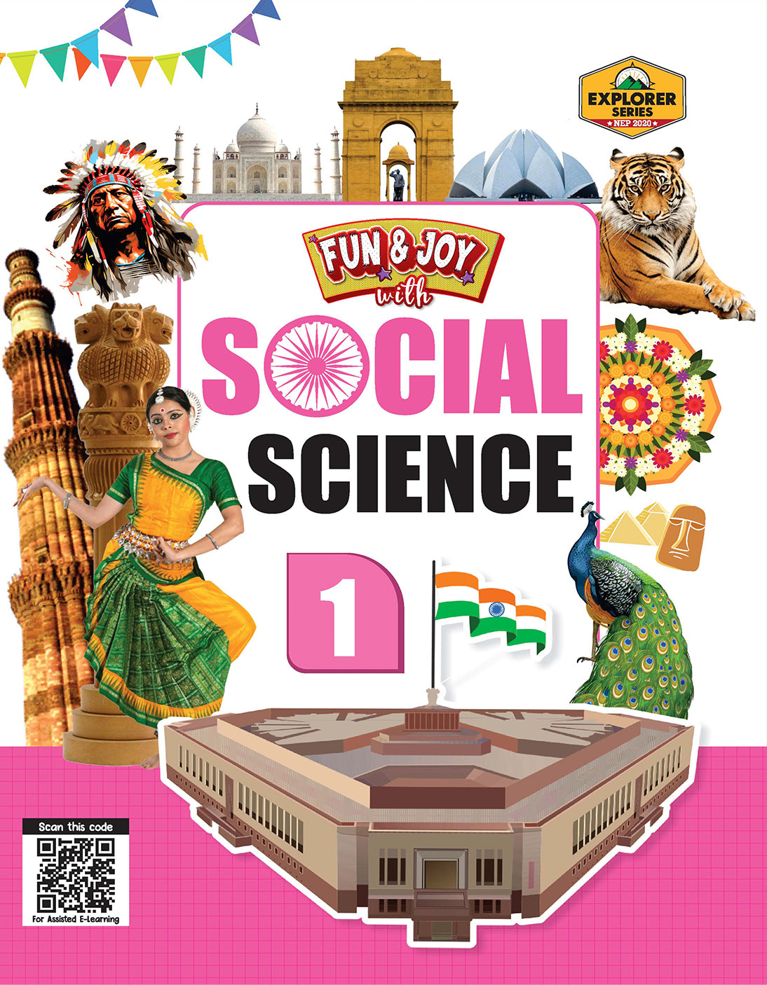Skillitos Fun & Joy with Social Science 1 Class 1 Textbook (Explorer Series)