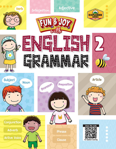 Skillitos Fun & Joy with English Grammar 2 Class 2 Textbook (Explorer Series)