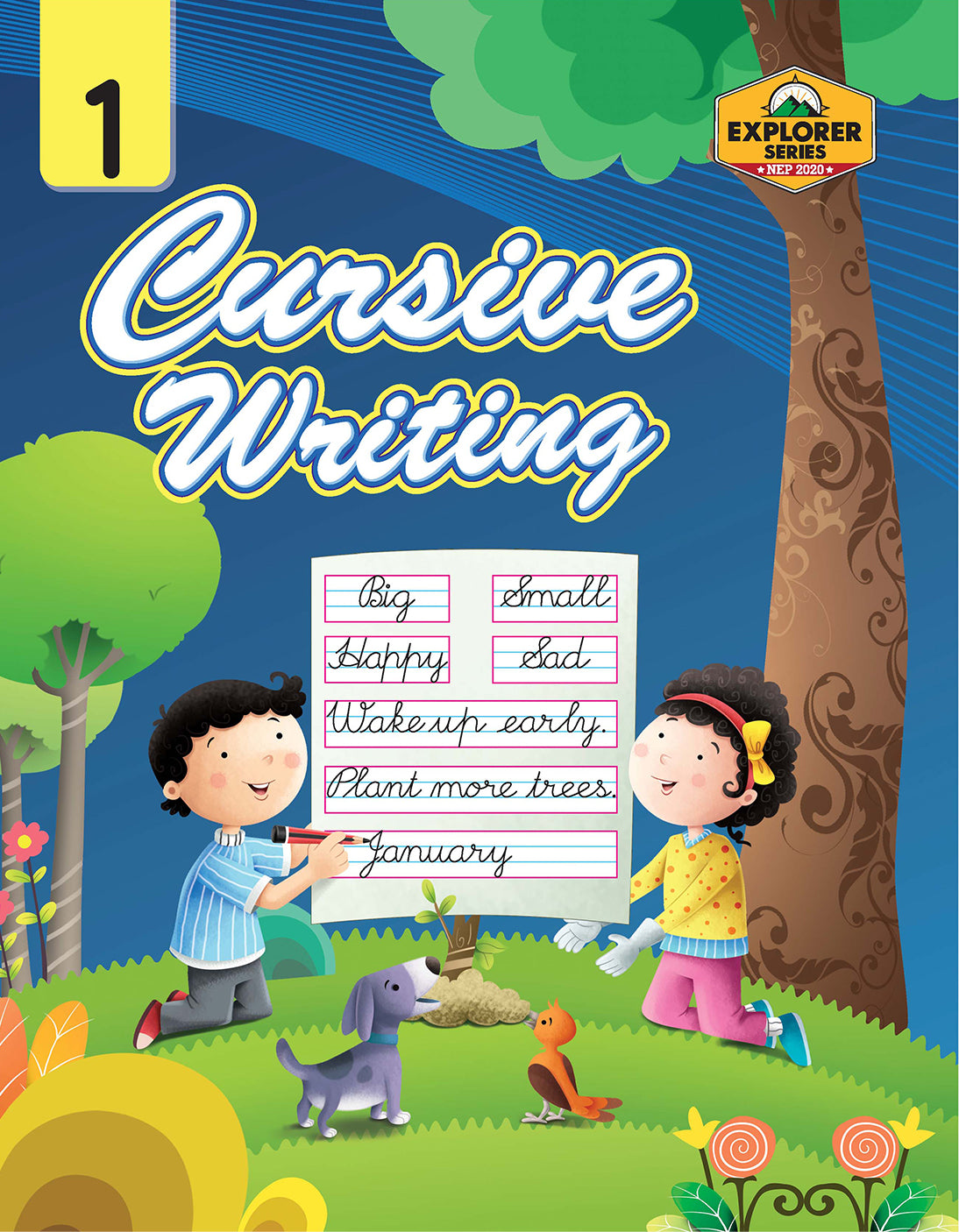 Skillitos Cursive Writing 1 Class 1 Textbook (Explorer Series)