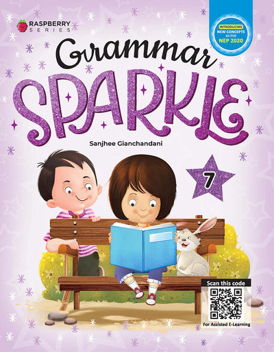 Skillitos  Grammar Sparkle 7 English Grammar Class 7 Textbook (Raspberry Series)