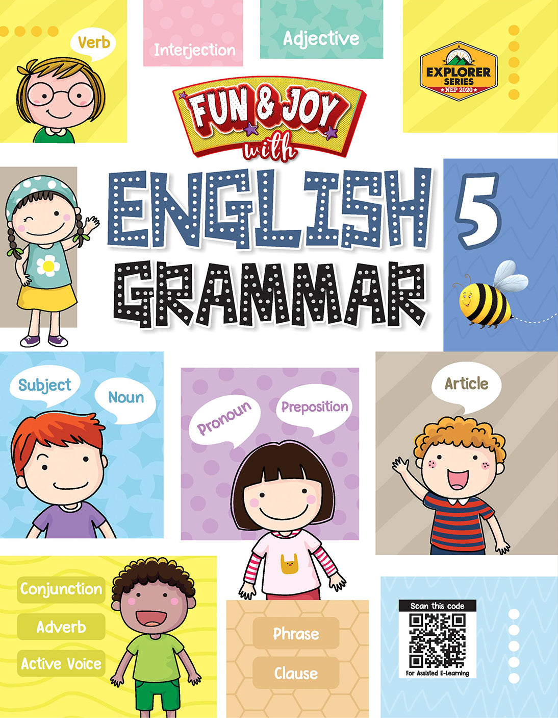 Skillitos Fun & Joy with English Grammar 5 Class 5 Textbook (Explorer Series)